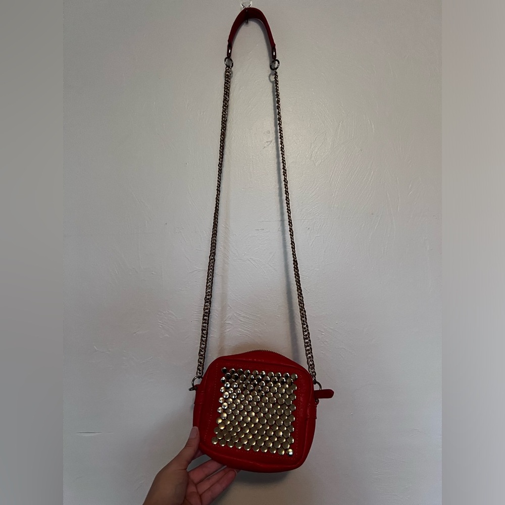 Street level burnt orange crossbody bag